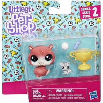 Hasbro Littlest Pet Shop Maminka s miminkem a doplňky Trip Hamston a Molly Mouseby