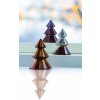 Pečicí forma Martellato forma na čokoládu vánoční stromeček 4 ksx100g 95x120 mm 20A3D02 Christmas Tree