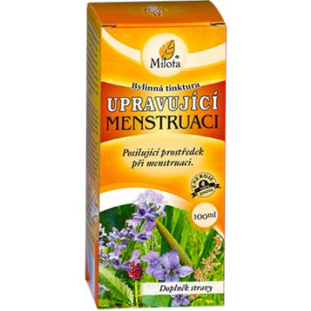 Milota Upravující menstruaci Bylinná tinktura 100 ml