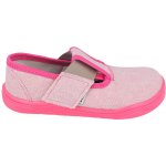 Pegres Barefoot papuče SBF10F růžové – Zboží Mobilmania
