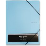 Karton P+P Sloha s gumou A4 PP PASTELINI modrá – Zboží Živě