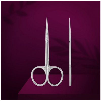 Staleks Nůžky na nehtovou kůžičku se zahnutou špičkou Exclusive 23/1 Magnolia – Zboží Dáma