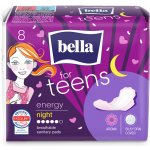 Bella For Teens Ultra Energy Night dámské vložky 8 ks – Hledejceny.cz