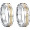Prsteny Steel Wedding Snubní prsteny chirurgická ocel SPPL013