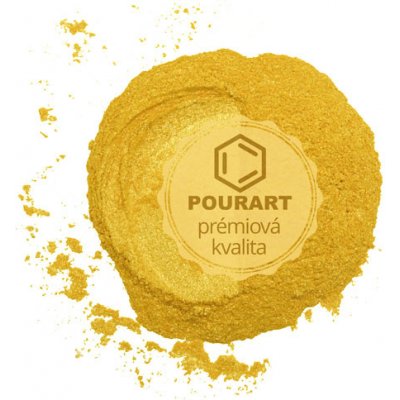 PourArt Metalický prášek DK421 Pearl Daffodil Yellow 10 g – Hledejceny.cz