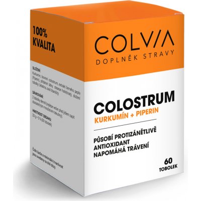 Colvia Colostrum Kurkumin + Piperin 60 tobolek