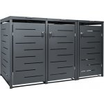 Stilista 91253 STILISTA 201 x 80 x 116 cm antracit – Sleviste.cz