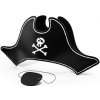 Karnevalový kostým Pirátský klobouk s klapkou na oko