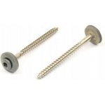 Klempířský šroub + EPDM, Světle šedá RAL 7005 4,5 x 60 A2 / balení 200 ks – Hledejceny.cz