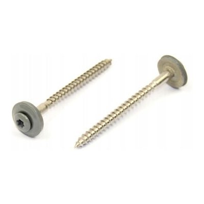 Klempířský šroub + EPDM, Světle šedá RAL 7005 4,5 x 60 A2 / balení 200 ks – Hledejceny.cz