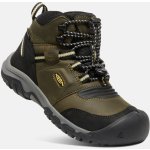 Keen Ridge Flex Mid Wp Youth dark olive/dusky citron – Zboží Mobilmania