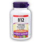 Webber Naturals Vitamín B12 1200mcg 80 tablet – Hledejceny.cz