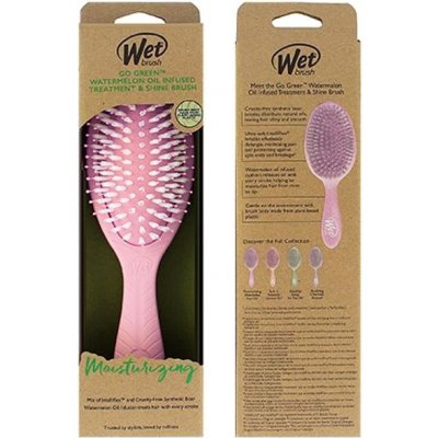 Wet Brush Go Green Treatment And Shine kartáč pro lesk a hebkost vlasů Watermelon Oil