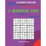 400 classic Killer sudoku 9 x 9 MEDIUM - HARD + BONUS 250 Hidoku puzzles: Sudoku with Medium, Hard levels puzzles and a Hidoku 9 x 9 very hard levels – Hledejceny.cz