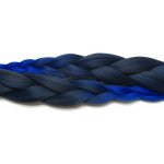 Kanekalon Easy Braid Barva: FR-19 (ombre, black-blue shaded, černo-modré), Značka: Easy Braid – Hledejceny.cz