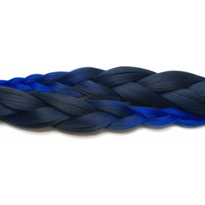 Kanekalon Easy Braid Barva: FR-19 (ombre, black-blue shaded, černo-modré), Značka: Easy Braid – Hledejceny.cz