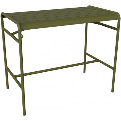 Fermob Luxembourg 126 x 73 cm - odstín pesto kovový barový stůl Zelený – Hledejceny.cz