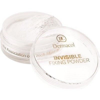 Dermacol Invisible Fixing Powder Transparentní fixační pudr White 13,5 g – Zboží Mobilmania