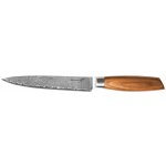 G21 Nůž Gourmet Damascus 18 cm rukojeť zebrawood – Zboží Dáma