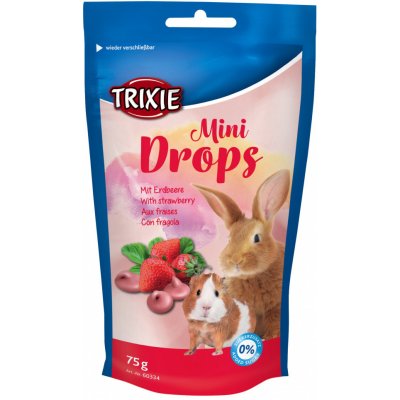 Trixie Mini Drops jahoda 75 g – Zboží Mobilmania