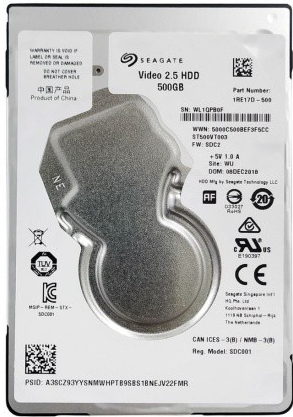 Seagate 500GB, 2,5\'\', ST500VT003