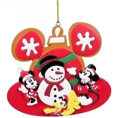 Disney Vánoční ozdoba Mickey a sněhulák – Hledejceny.cz