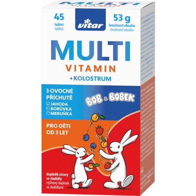 Vitar Kids Multi+kolostrum tablet.45 – Zboží Dáma
