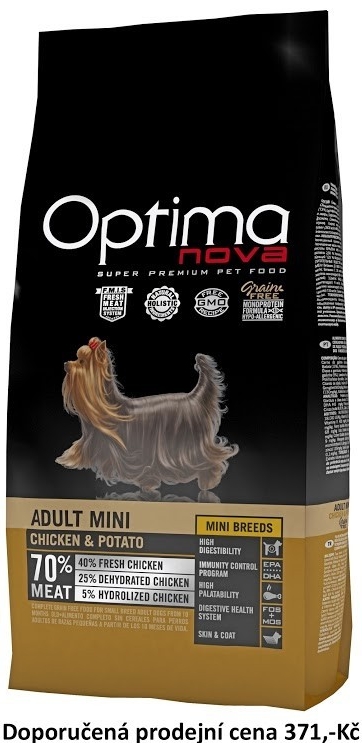 Optima Nova Dog Adult Mini Grain Free Chicken & Potato 2 kg