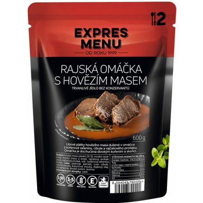 Expres Menu rajská s hovězím masem 5 x 600 g – Zboží Mobilmania