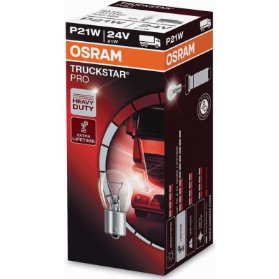 Osram Truckstar Pro 7511TSP P21W BA15s 24V 21W – Zboží Mobilmania