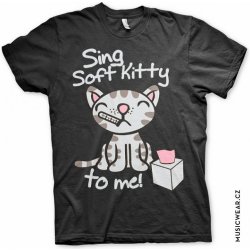 Big Bang Theory tričko Sing Soft Kitty To Me