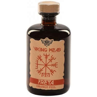 Hřebečská medovina Viking Mead Freya Orange Peel staročeská 0,5 l – Zboží Dáma