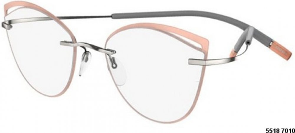 Dioptrické brýle Silhouette 5518/FU TMA ICON 7010 lososová/šedá |  Srovnanicen.cz