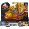 Figurka MATTEL Jurský svět Křídový kemp Krutý úder Velociraptor Red