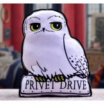CurePink Polštář Harry Potter Hedwig 35x35x8 – Zboží Dáma