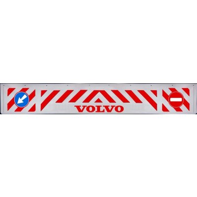 zástěra zadní--2400x350-VOLVO-bílá--červené písmo | Zboží Auto