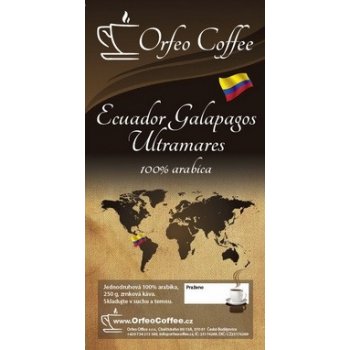 Orfeo coffee Ecuador Galapagos Ultramares 100% arabika 250 g
