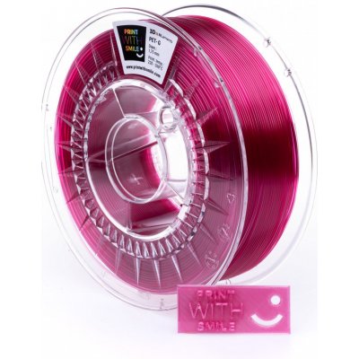 Print With Smile PET-G - 1,75 mm - Raspberry PINK - 1 Kg – Zboží Živě