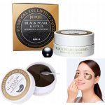 Petitfée Black Pearl & Gold Hydrogel Eye Patch oční polštářky s černou perlou a zlatem 60 ks – Zboží Mobilmania