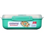 Sistema Miska na jídlo obdélníková minty teal 1,25l – Zboží Dáma