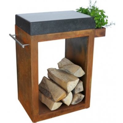 ARTISS Stůl Corten malý 60 x 45 x 91 cm - žula – Hledejceny.cz