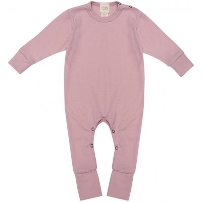 MUFFIN MODE Rostoucí celoroční Merino overal pro miminko CLOUD PINK – Zboží Dáma