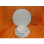 Český porcelán Dubí Bohemia White bílá 18 ks – Zboží Dáma
