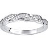 Prsteny SILVEGO Stříbrný prsten IRIS s mikro zirkony LPS1043