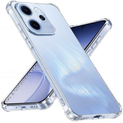 Techsuit Shockproof Clear Silicone nárazuvzdorné silikonové Oppo Reno15 F / Reno15 FS 5G transparentní – Zboží Živě