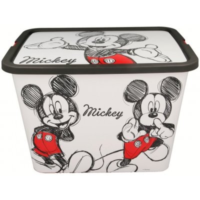 Stor Plastový úložný box Mickey Mouse 23L 02646