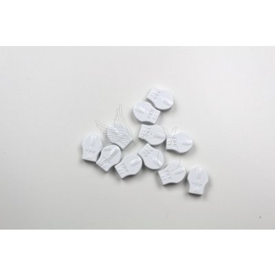 Jezdec k nekonečnému zipu - bílý kovový YKK – Sleviste.cz