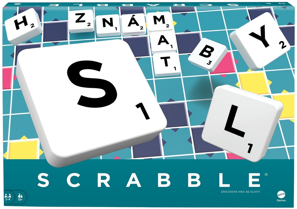 Mattel Scrabble original CZ