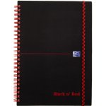 Oxford Zápisník Black n´ Red Movebook čtverečkovaný černá A5 70 listů – Zbozi.Blesk.cz