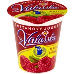 Mlékárna Valašské Meziříčí Smetanový jogurt z Valašska malina s vanilkou 150 g – Zboží Dáma